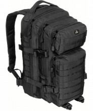 RUCSAC MILITAR MFH Modular Assault I Marime 30 litri - Negru - SKU 30333A