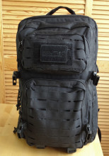 RUCSAC MILITAR MIL-TEC LASER CUT Marime L 36 litri - Negru - SKU 14002702
