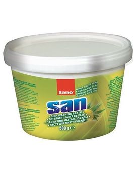 Detergent Vase Sano San Pasta Lemon Aloe Vera 500G