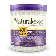 Betisoare cosmetice Naturalesse cutie 120buc+20buc Gratis