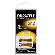 Baterie Duracell pentru aparat auditiv ZA 312 6buc