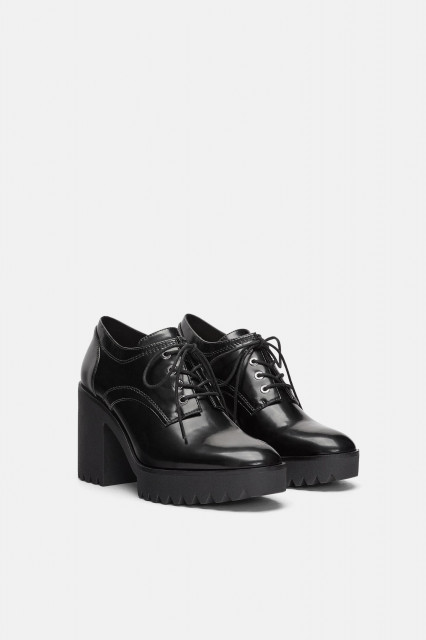 zara track sole sneakers