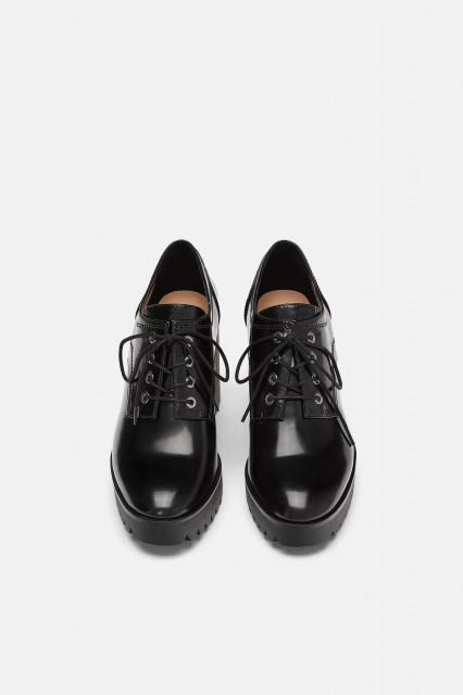 zara track sole sneakers