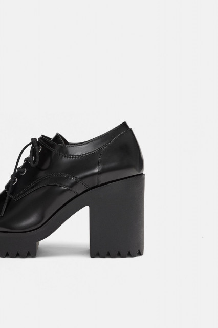zara track sole sneakers