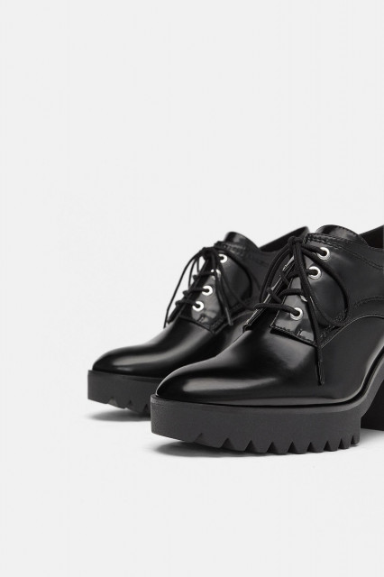 zara track sole sneakers