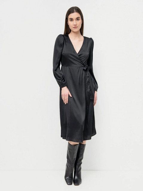 Pieces Black Dress