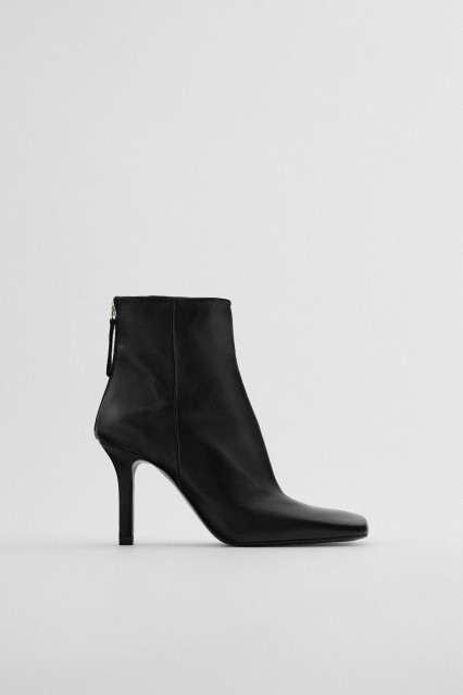 Zara Block Ankle Boots