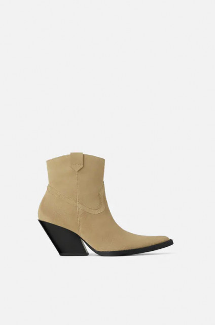 western boots zara