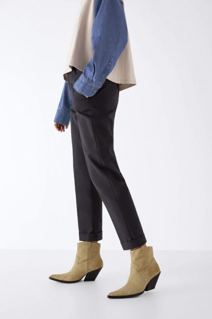 heeled cowboy boots zara
