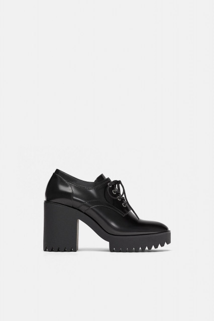zara track sole sneakers