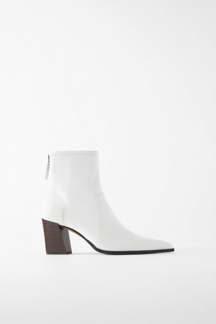 zara white leather