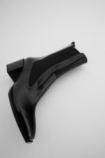 Zara Strech Chunky Heel Botin