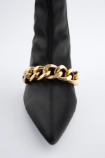 Zara Ankle Boots With Chain