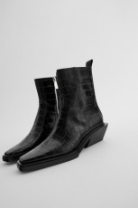 Zara Cowboy Printed Boots