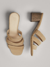 Massimo Dutti Sandalia Tacon Tiras
