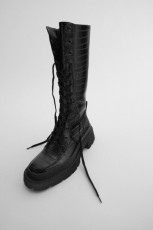 Zara Crock Printed Boots