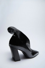 Zara Glossy Heeled Boots