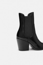 Zara Mid-heel cowboy ankle boots