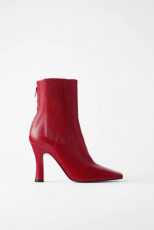 Zara RedAnkleBoots