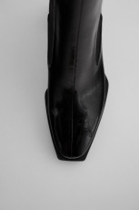Zara Strech Chunky Heel Botin