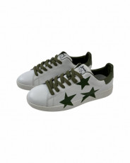 3Stelle Forato Verde Sneakers