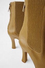 Zara ElasticAnkleLeatherAnkleBoots