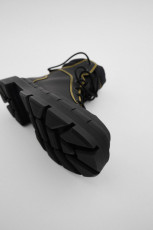 Zara Rubberised Platform Boots