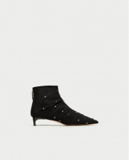 Zara Tulle Ankle Boots