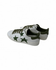3Stelle Forato Verde Sneakers