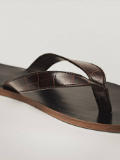Massimo Dutti Sandalia Plana Corte Coco