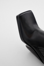 Zara Platform Cowboy Ankle Boots