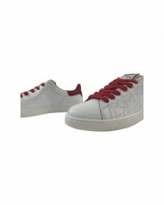 3Stelle Forato Rosso Sneakers