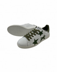 3Stelle Forato Verde Sneakers