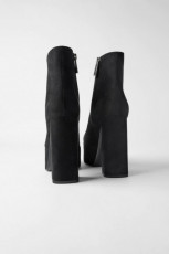 Zara Platform Heels Botin