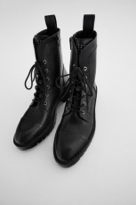Zara Studd Leather Boots