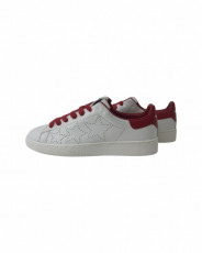 3Stelle Forato Rosso Sneakers