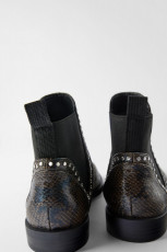 Zara GreenPrintedBoots