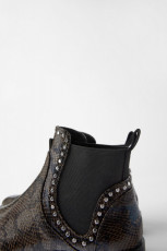 Zara GreenPrintedBoots