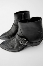 Zara StuddedCowboyHeel
