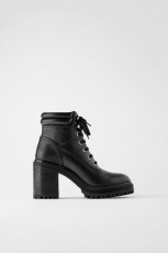 Zara Lace Up Heeled Boots