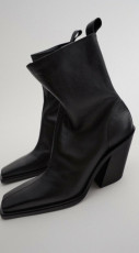 Zara Retro Cowboy Ankle Boots