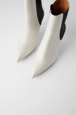Zara WhiteElasticBoots