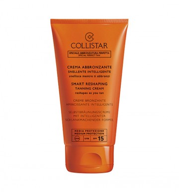 Crema de protectie solara Collistar Smart Reshaping Tanning Cream SPF15 150ml