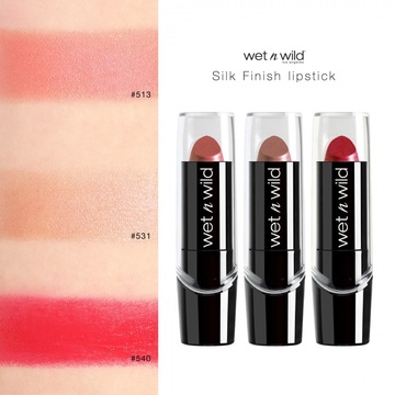 Ruj Wet n Wild Silk Finish Lipstick Cherry Frost, 3.6 g