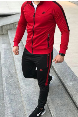 Trening Barbati Nike Running Slim Fit Negru / Rosu EDLT1099