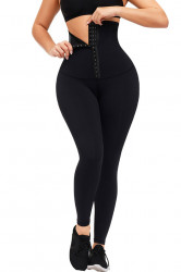 Colanti modelatori, talie viespe tip corset, Black