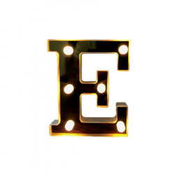 Litera volumetrica luminoasa, LED, din plastic, cu baterii, E