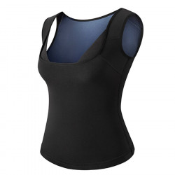 Maiou fitness, doua straturi, Black