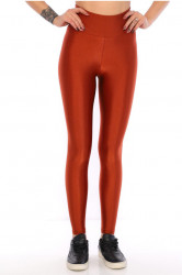 Colanti luciosi, lycra, talie inalta, Gold Aramiu, Super Glossy