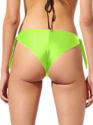 Slip Brazilian baie, reglabil, verde neon